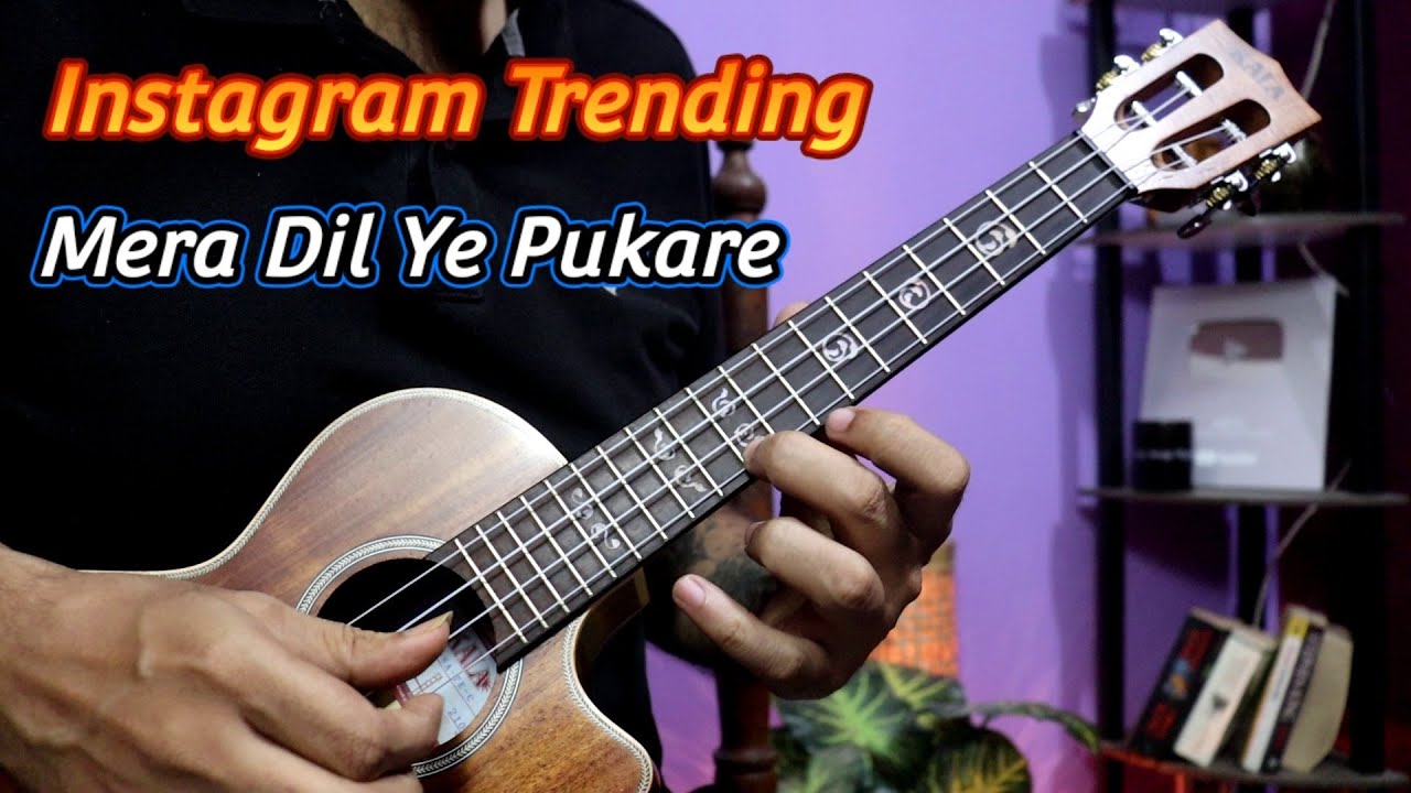 Instagram Trending - Mera Dil Ye Pukare Aaja | Super Easy Ukulele Lesson