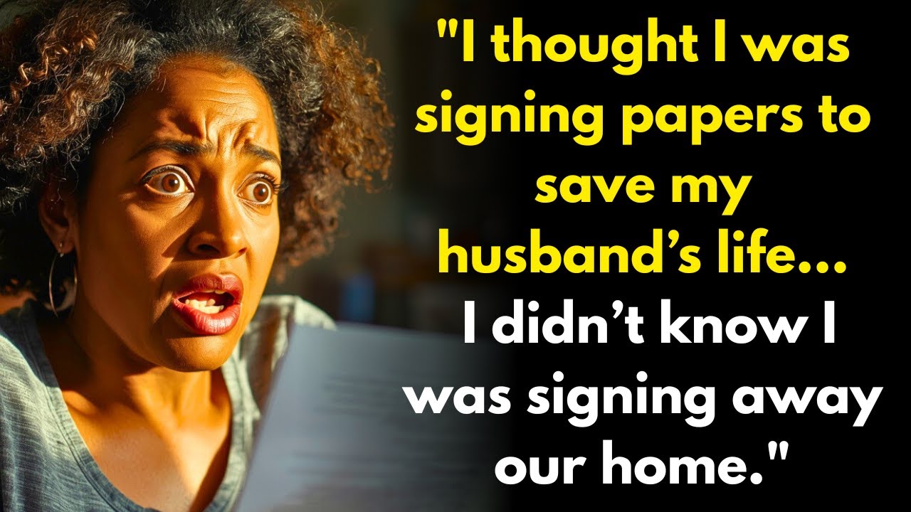 “I Thought I Was Signing Papers to Save My Husband… But It Was My Home He Took”