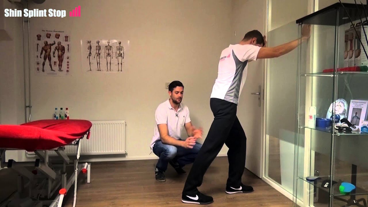 Shin Splint Stop - Rekoefening lange en korte kuitspier en krachtoefening.