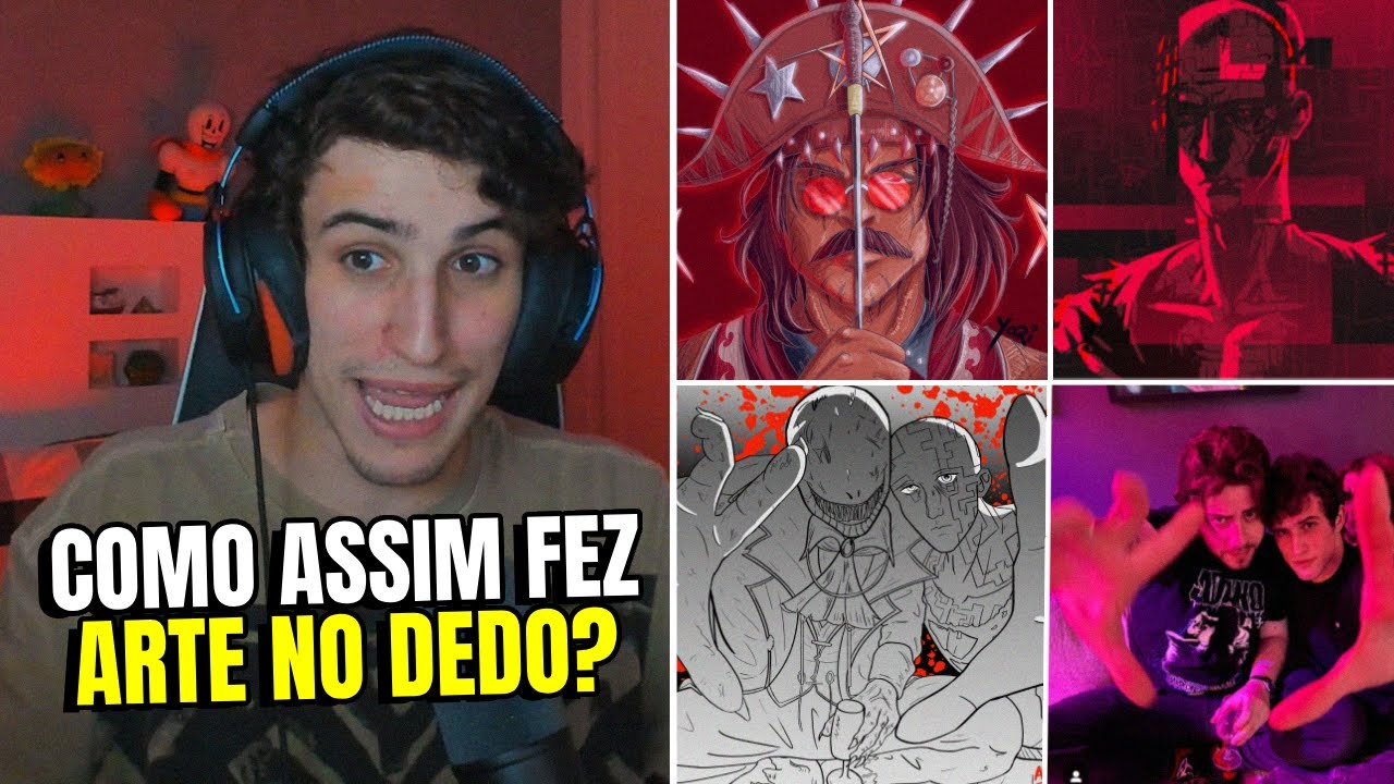 CALIGRAFO REAGE a todas FANARTS do 5 EPIS&Oacute;DIO de HEXATOMBE