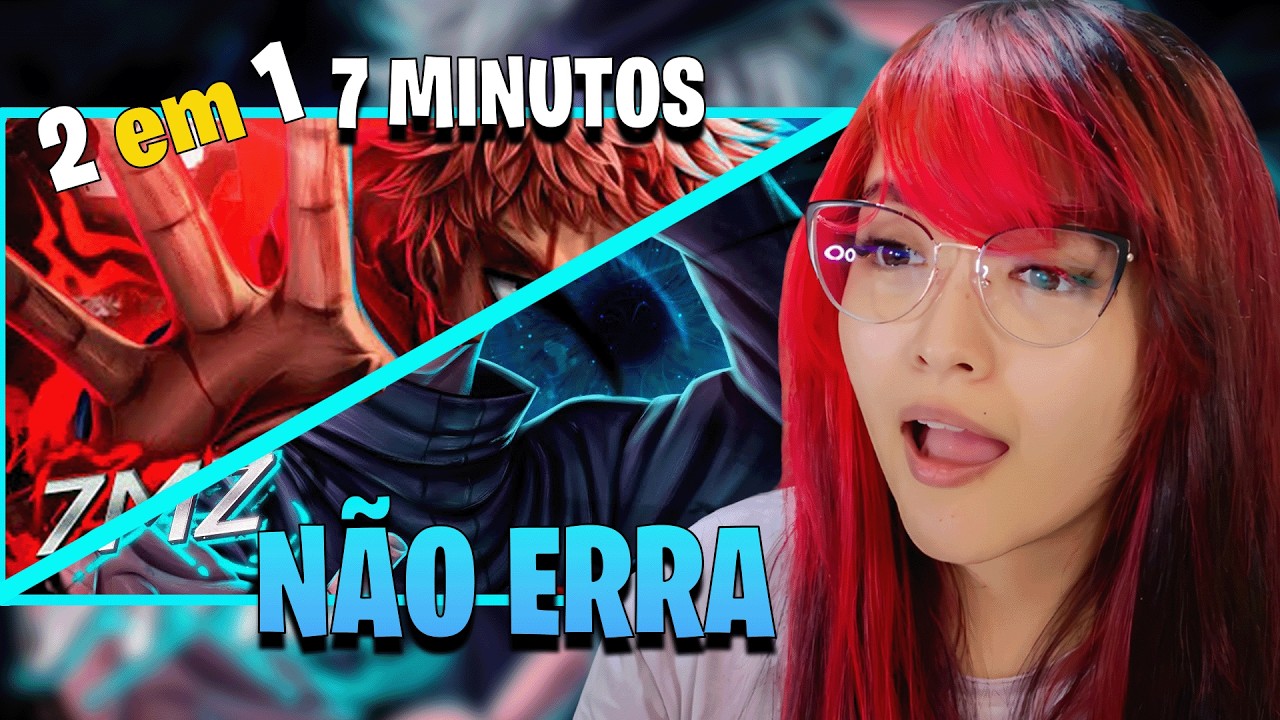 ESSES CARAS NUNCA ERRAM UMA!! (Itadori e Satoru Gojo do 7 Minutoz)