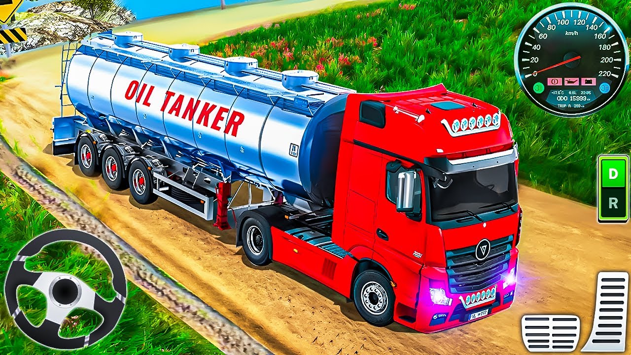 Oil Tanker Transport Simulator 3D - Heavy Cargo Transporter Truck Driving - Android Gameplay