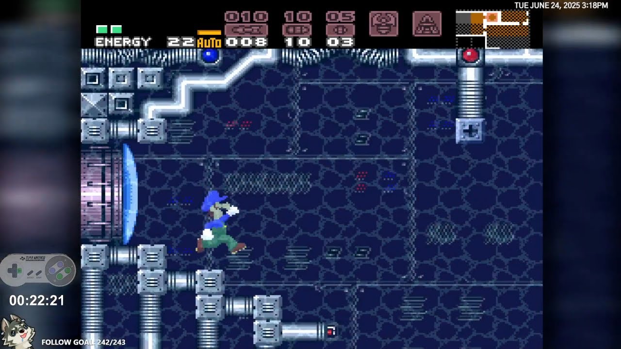 Super Metroid Map Rando Seed #29 (Hard/Tricky)