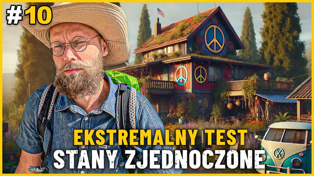 USA - AMERYKAŃSKI HIPIS zaprosił mnie NA NOCLEG! Jego dom mnie PRZERAZIŁ! Czy to bezpieczna podróż?