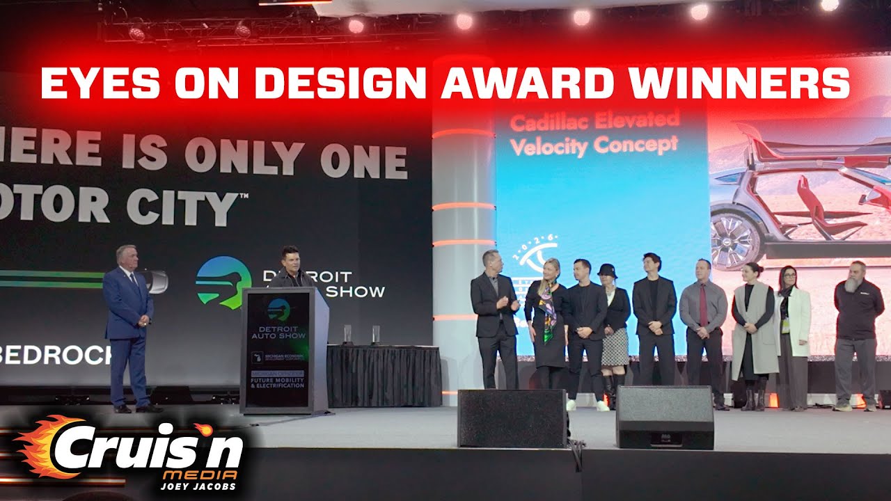 Eyes On Design Award Winners - Detroit Auto Show 2026 // Cruis'n Media