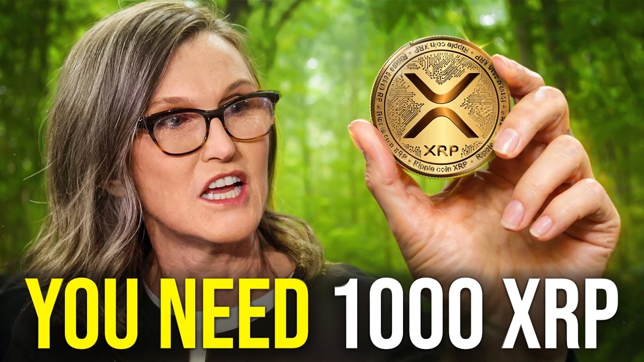 Why You Need To Own Just 1000 XRP! Cathie Wood 2026 Prediction