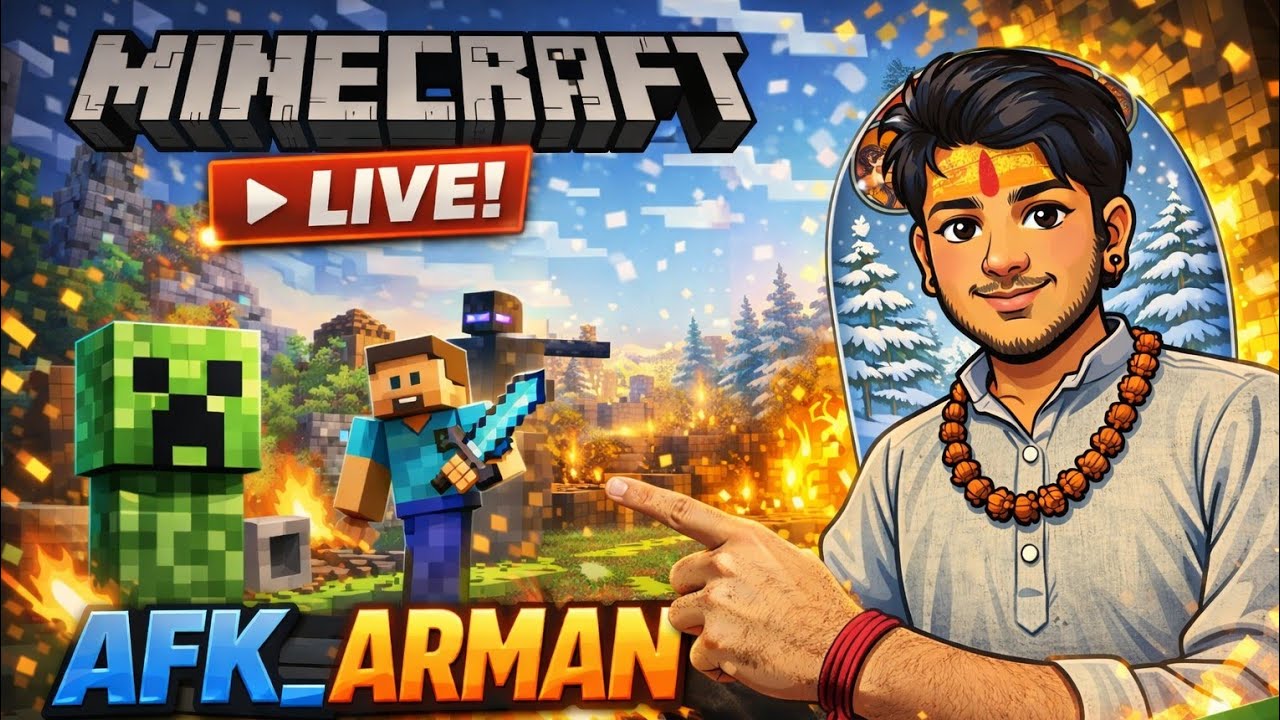 AFKܔARMAN is live Minecraft streaming