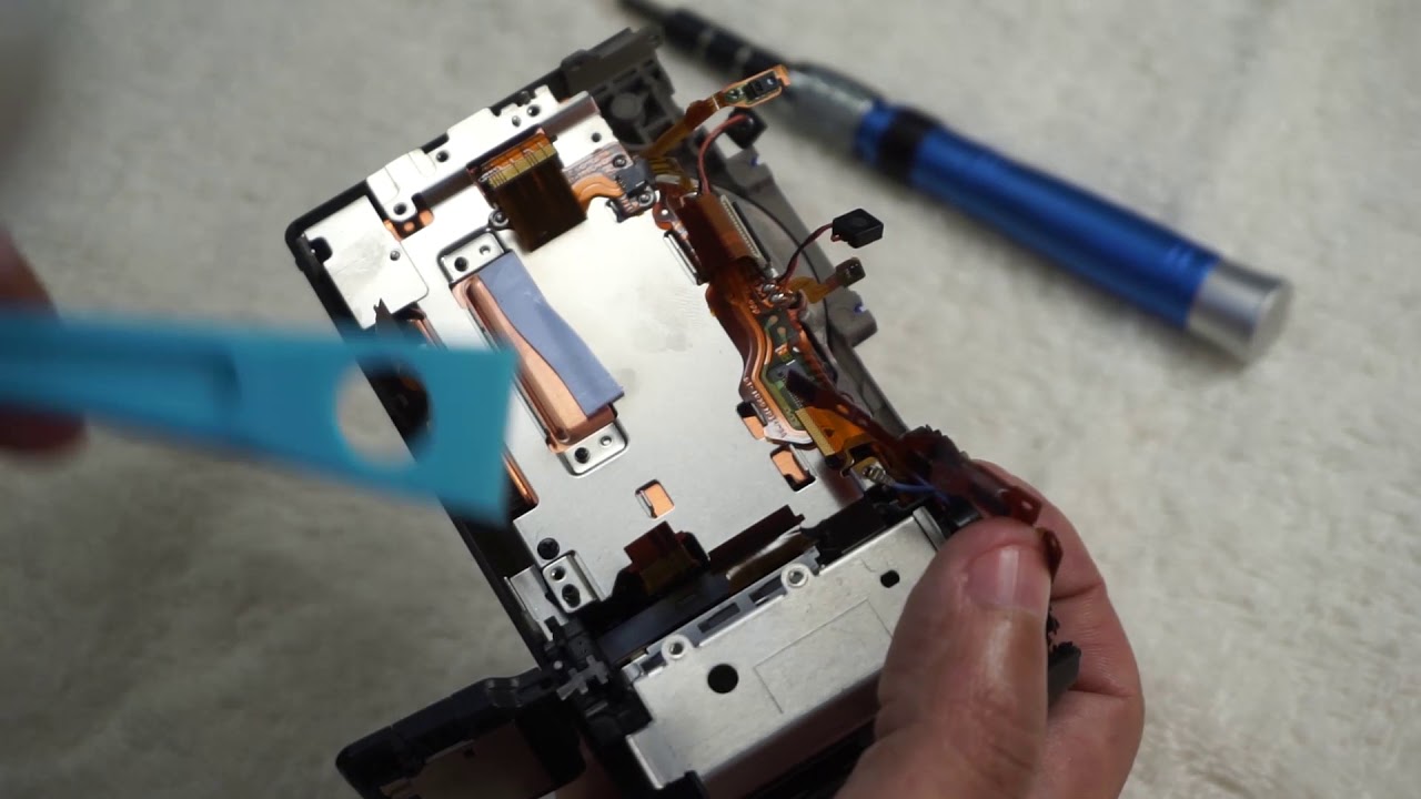 DESMONTAJE Y REPARACION DEL OBTURADOR (TRABADO) SONY ALFA 6300