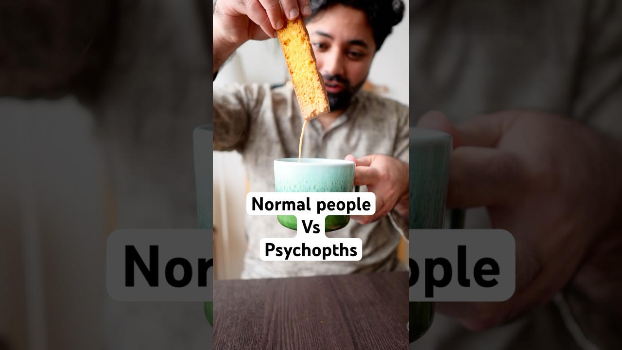 😅 Normal People vs Psychopaths eating cake rusk with chai #shorts
