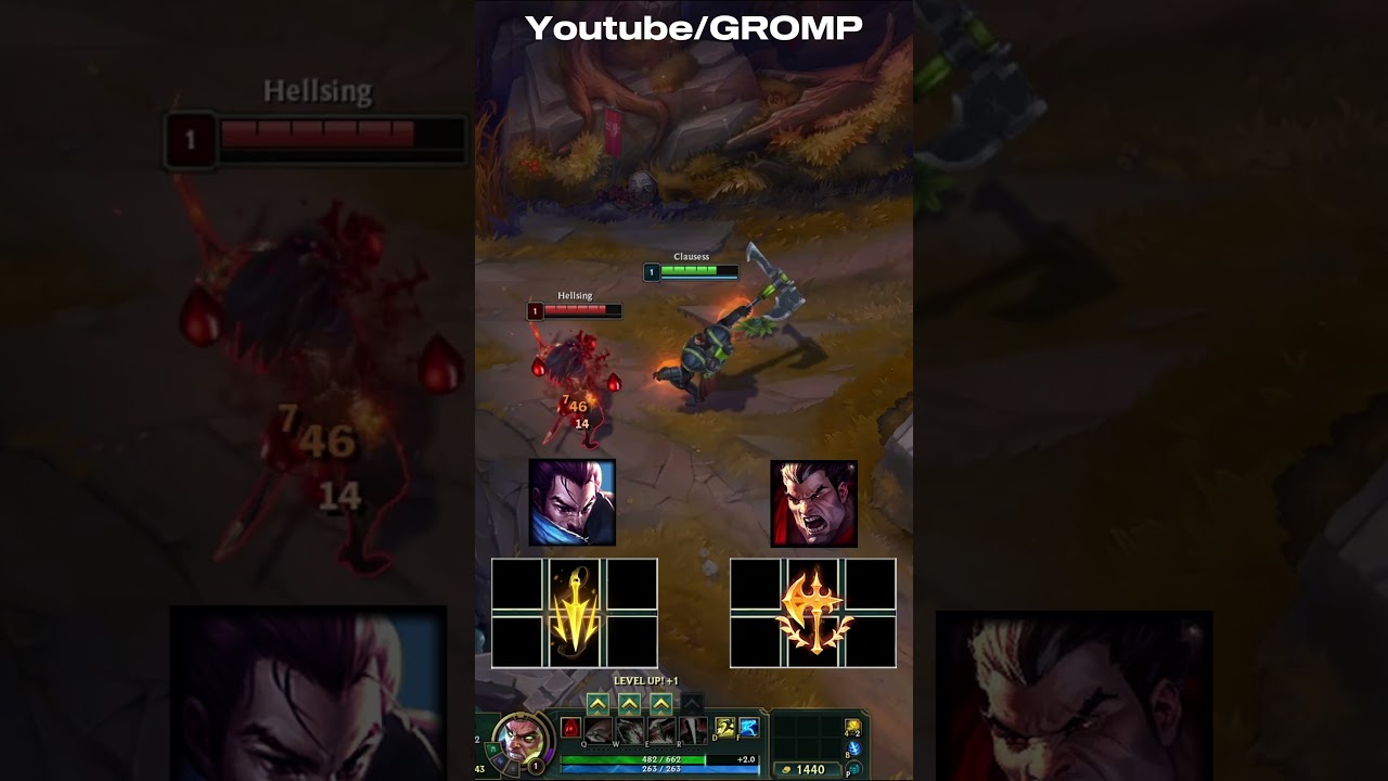 LETHAL TEMPO YASUO VS CONQUEROR DARIUS (AUTO ATTACK) #leagueoflegends