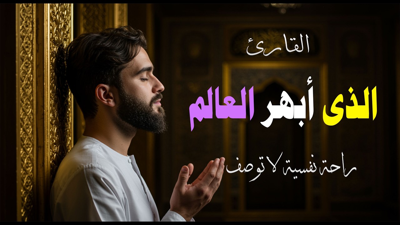 تلاوة هادئة تلامس القلوب | صوت يأخذك إلى عالم آخر 🌙