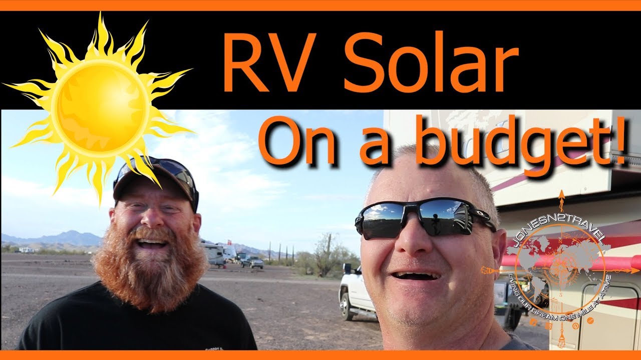 DIY PORTABLE SOLAR PANELS FOR RV | RV LIVING