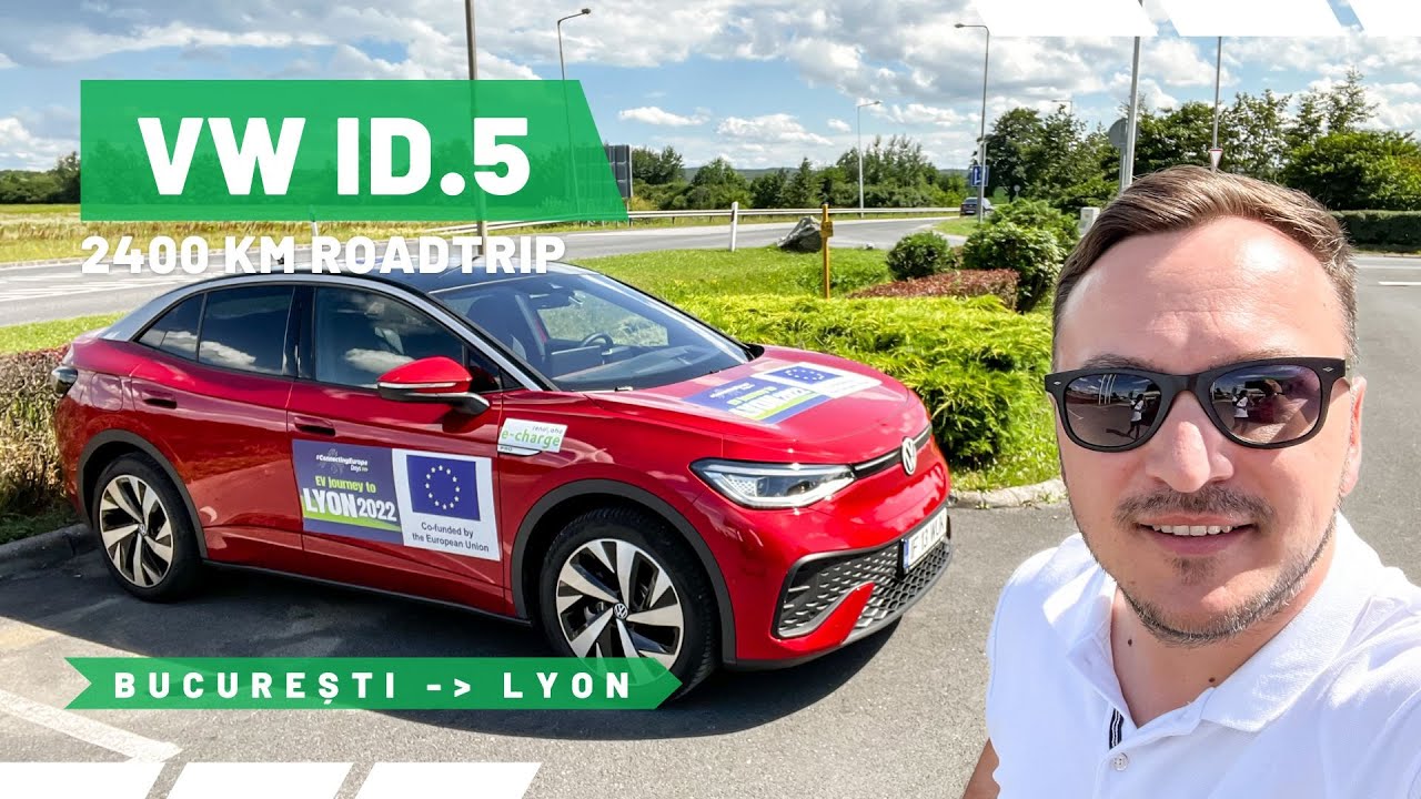 Volkswagen ID.5 - 2400 km roadtrip, București - Lyon