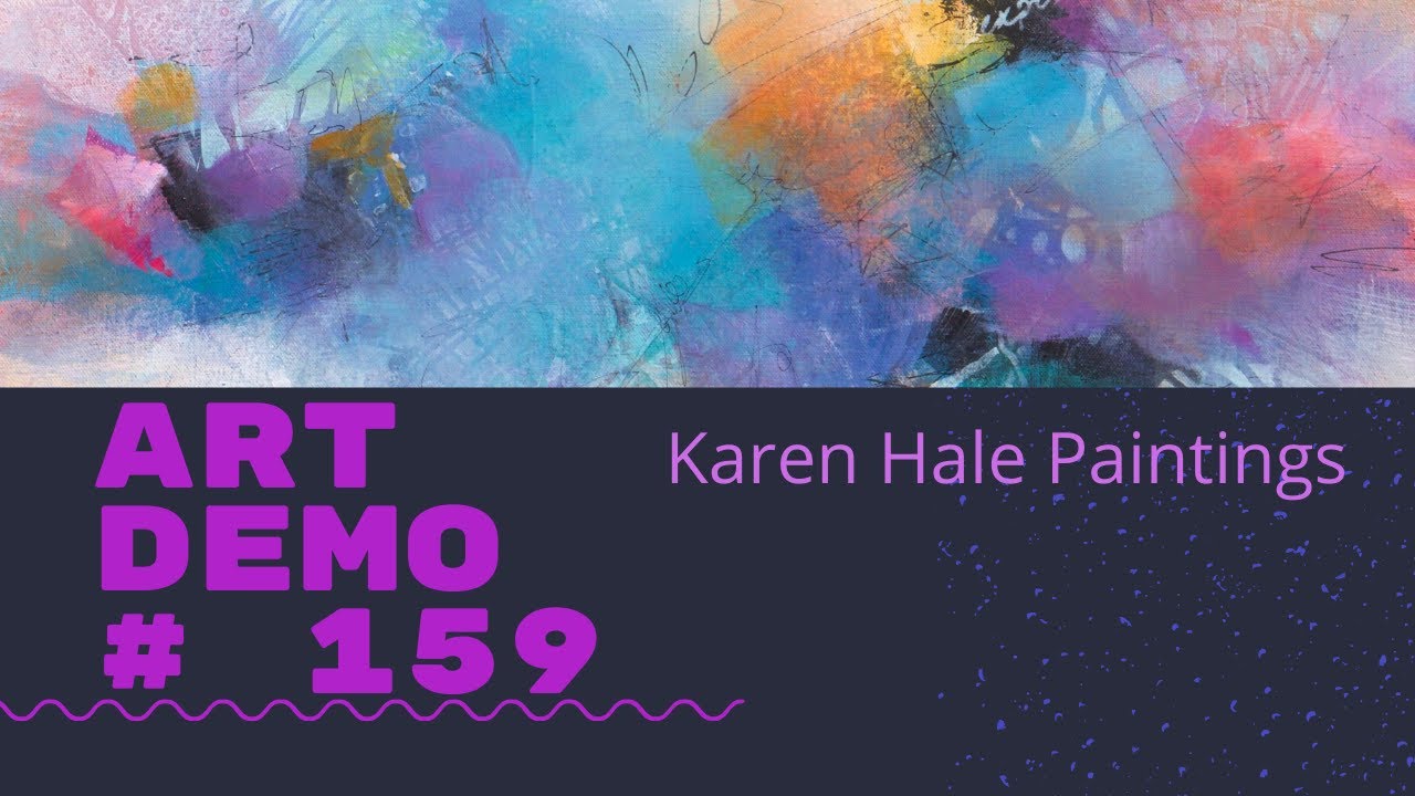 Watch An Abstract Painting Demo/Technique/ Blending/ Demo #159 