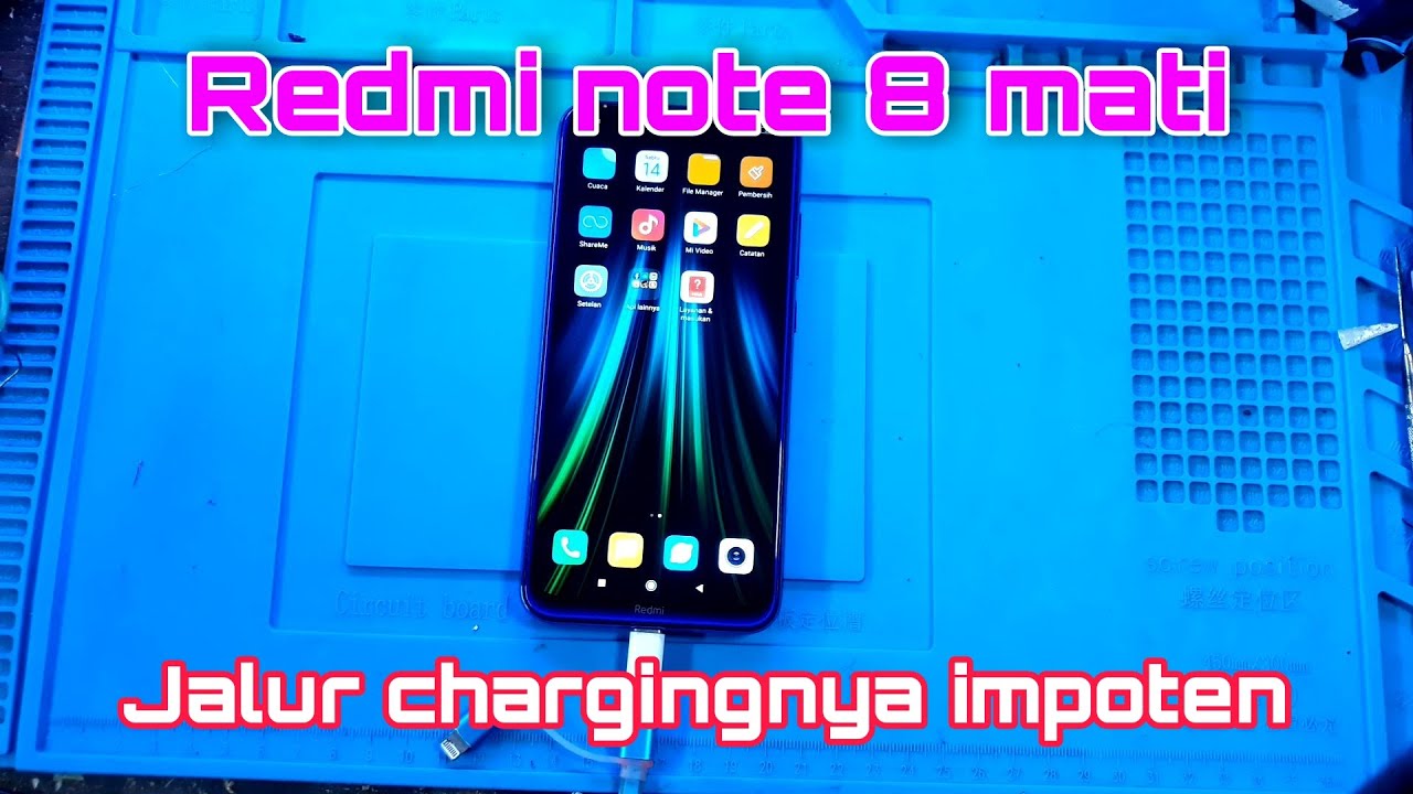 Cara servis hp redmi note 8 mati | charging ways