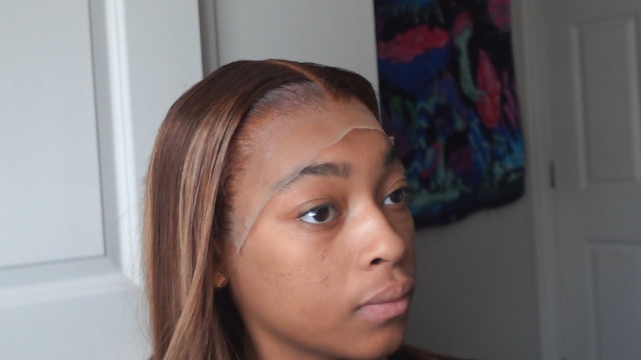 DOING A WIG INSTALL FOR THE FIRST TIME!