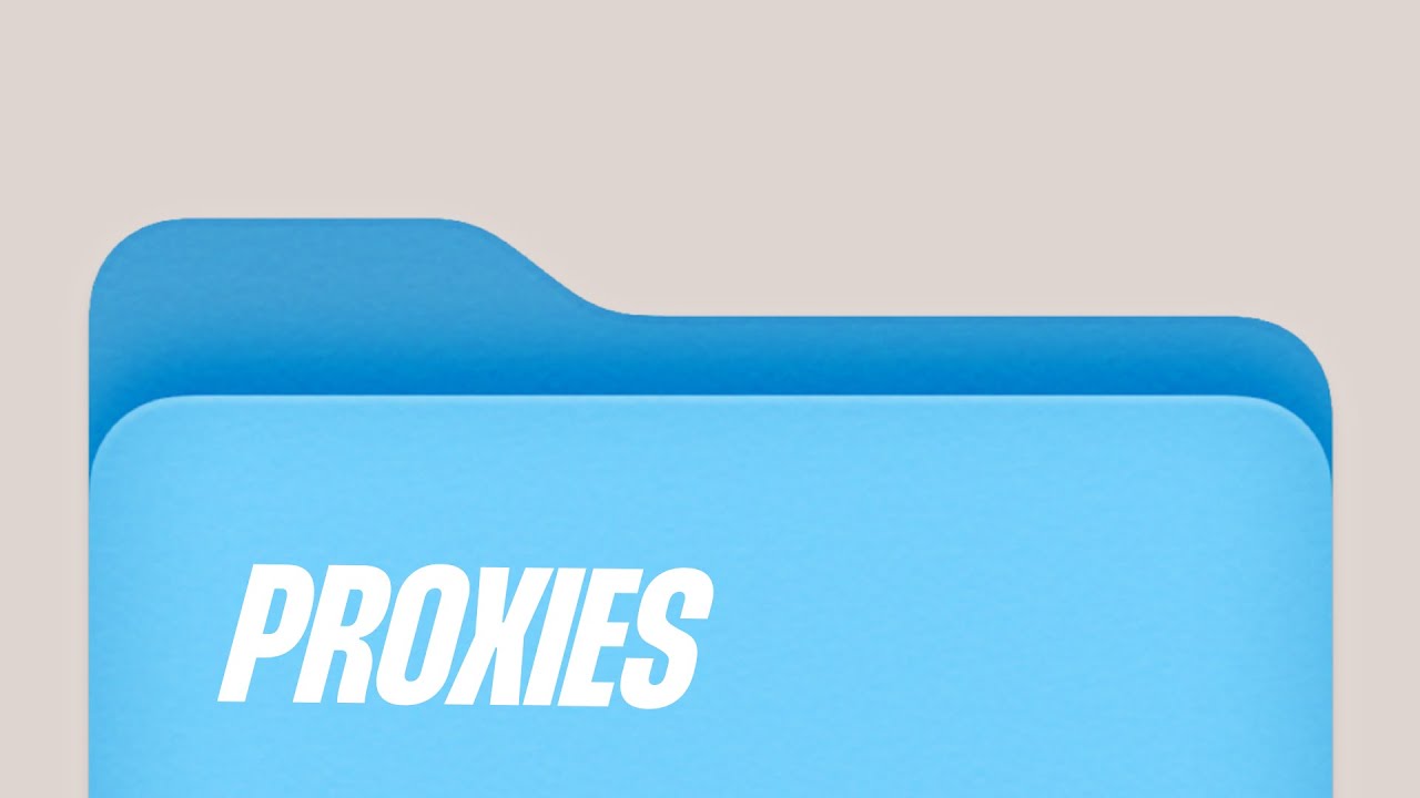 WHAT ARE PROXIES in adobe premiere (for beginners)