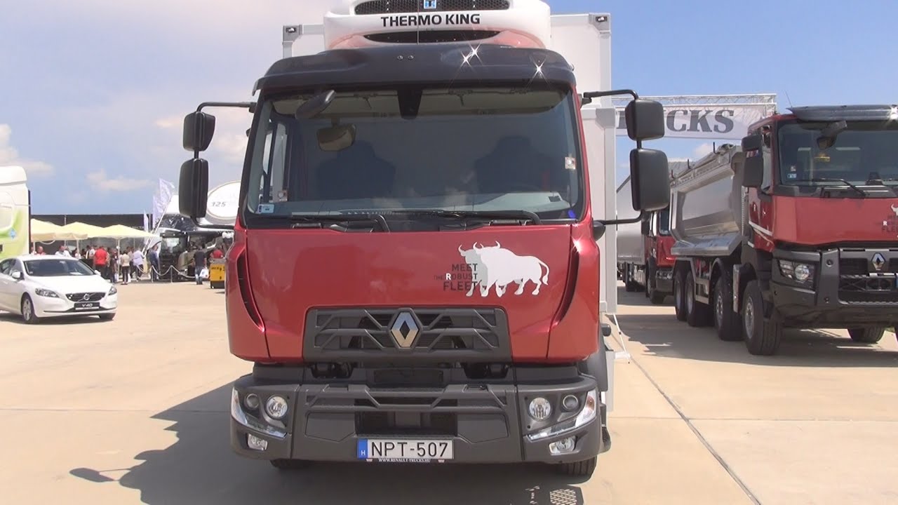 Renault Trucks D 12 Refrigerated Lorry Truck (2016) Exterior and Interior in 3D