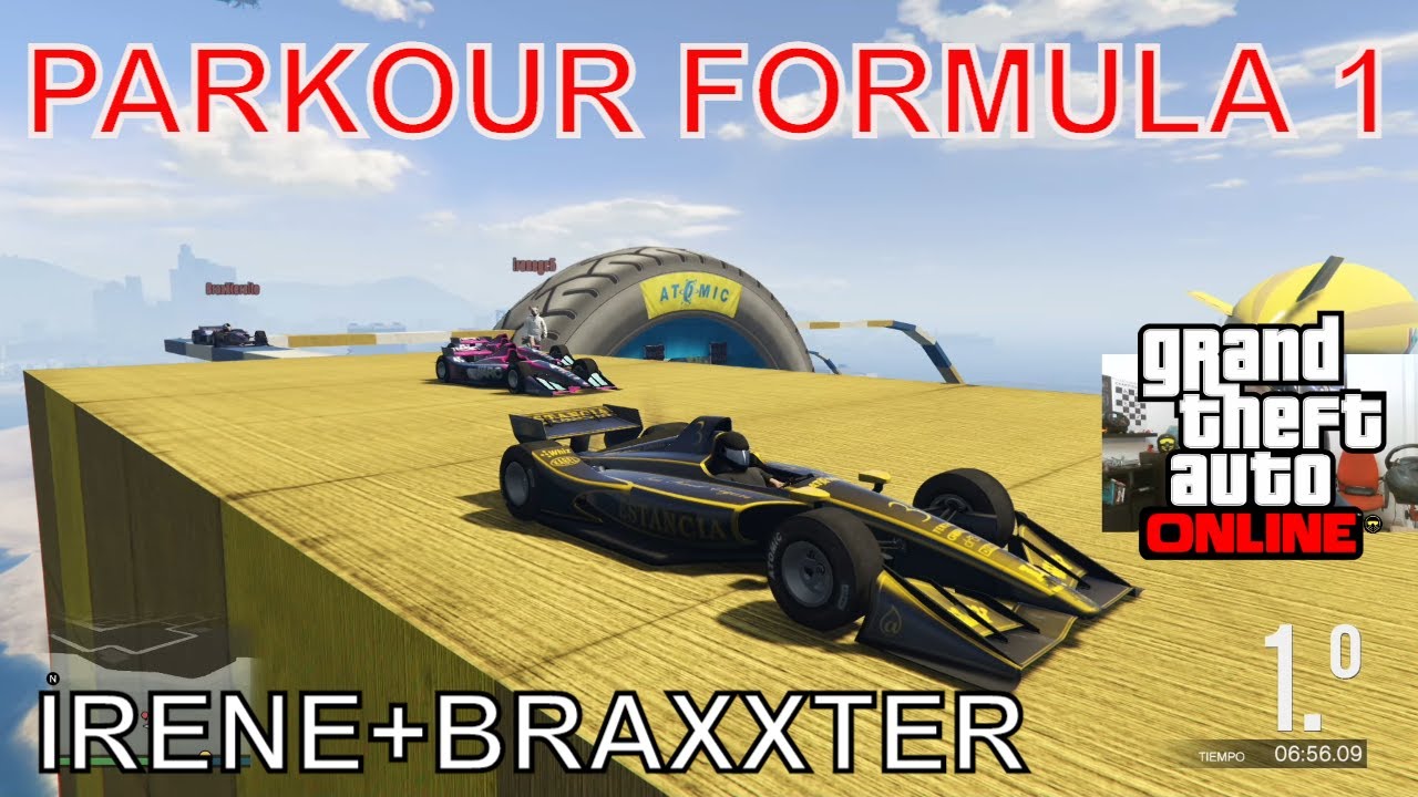 PARKOUR F1 con Irene y Braxxter, GTA V ONLINE