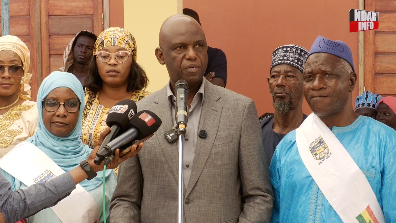 Mansour Faye inaugure l'école Fandiéry Koné