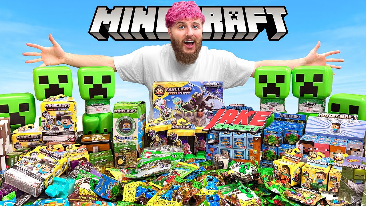 Открываем 100 загадочных игрушек Minecraft! (Ультра редкие!)