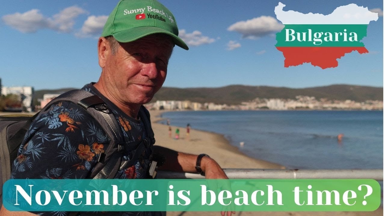Болгария. Загорающие на Солнечном Берегу в ноябре!