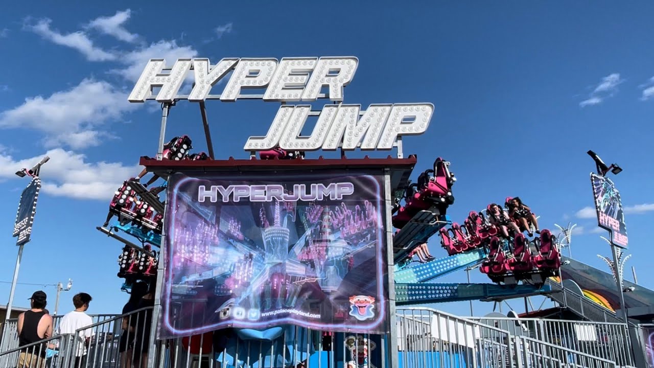 Hyper jump POV BRAND NEW RIDE Non-Copyright | Palace ￼Playland, Maine