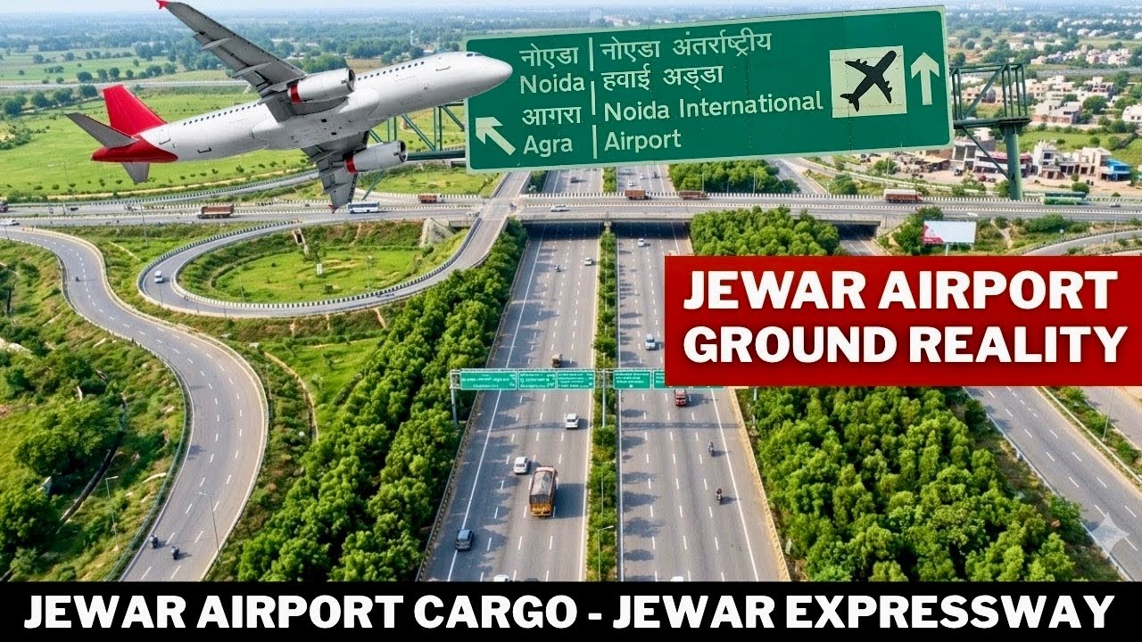 Jewar Airport Mega Update 😱 Cargo Terminal, Cargo Village & Jewar Expressway Ground Reality 🇮🇳