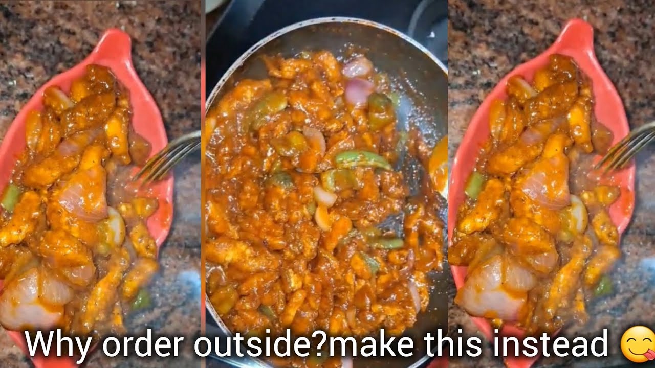 Restaurant Style Baby Corn Chilli at Home!😋😋 #viral #healthy 