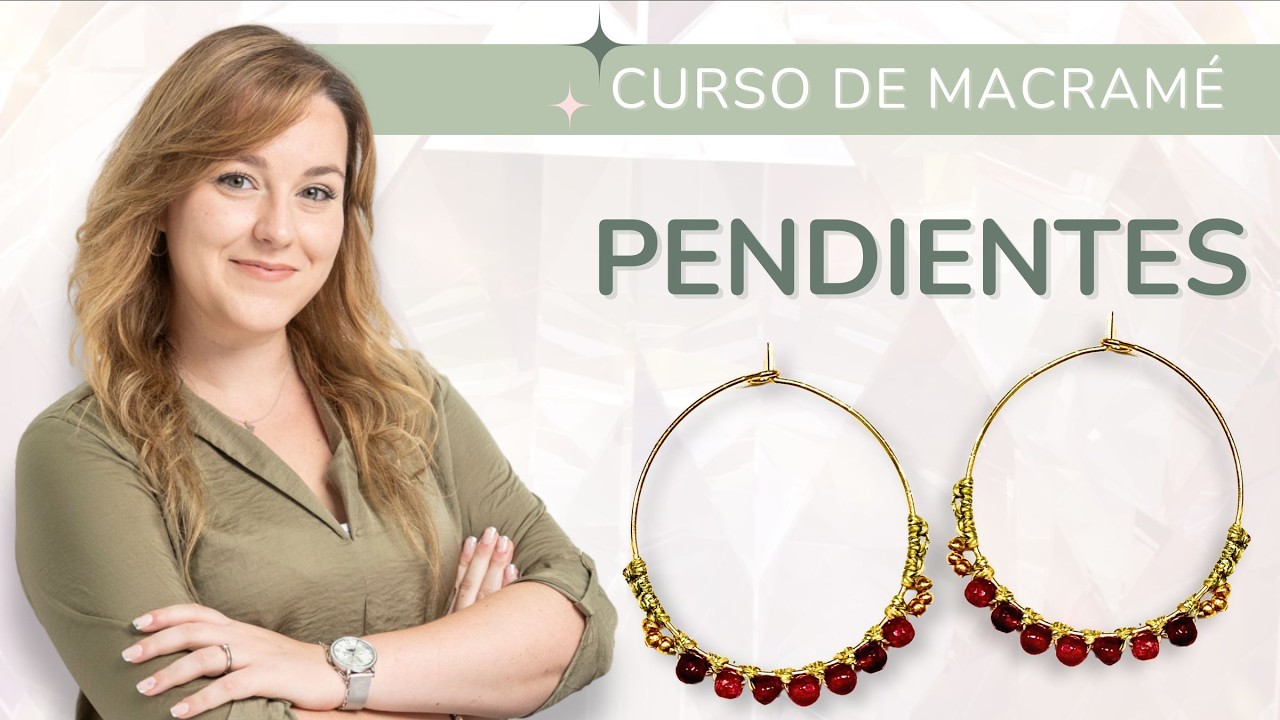 💚EL MEJOR nudo de MACRAMÉ [Pendientes FÁCILES]