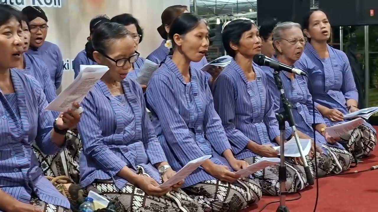 Sholawatan Katolik (Seni Slaka) Pekan Doa Sedunia  Rangu-Rangu