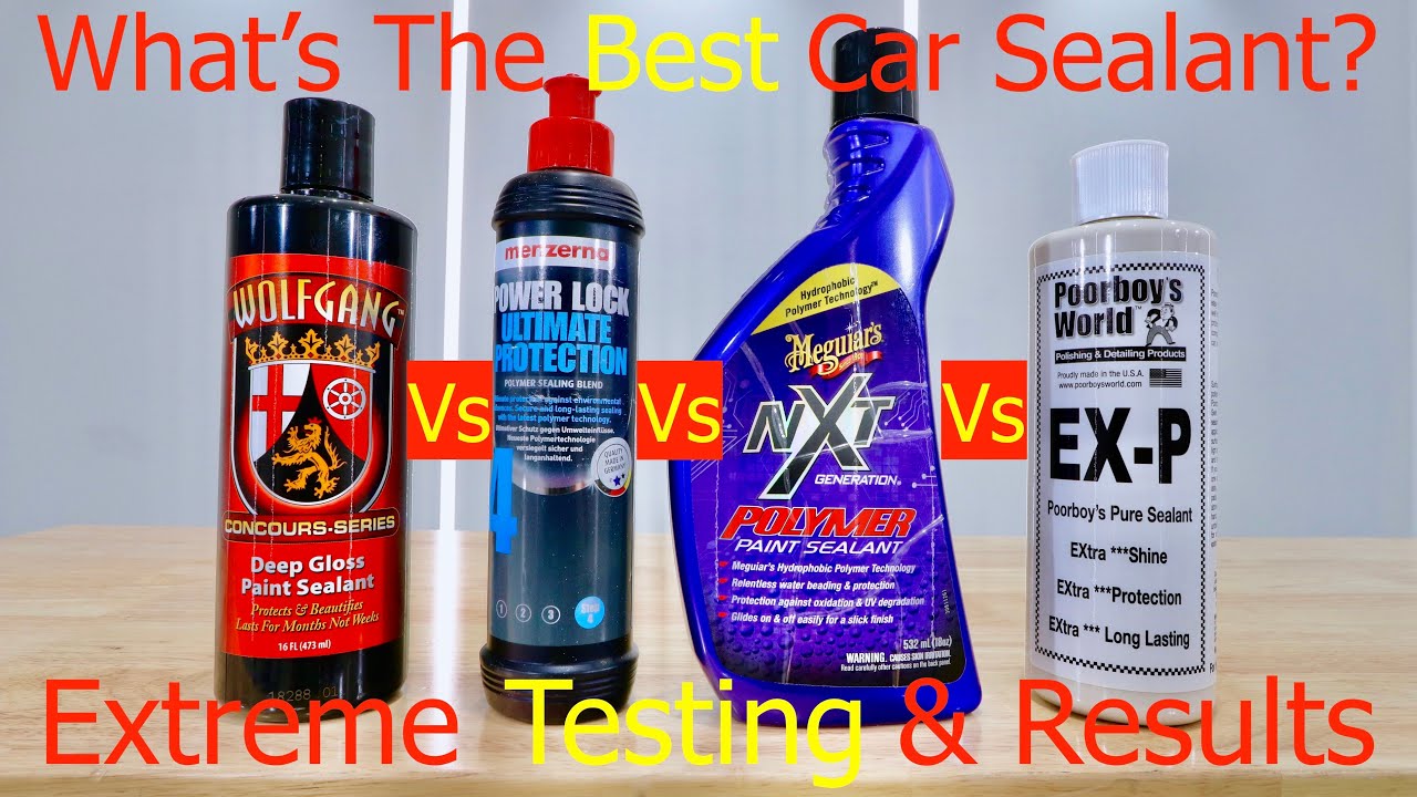 The Best Car Paint Sealant?(Traditional) Wolfgang DeepGloss, Meguiars NXT, PowerLock, Poorboy's EX-P