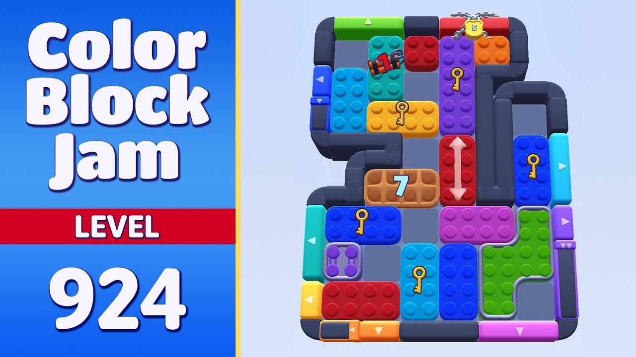 Color Block Jam Level 924 (925) | Every Puzzle Solved! 🎯