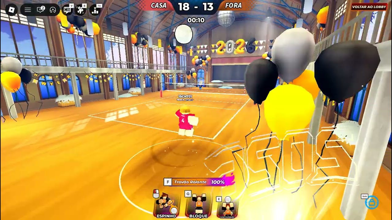Jogando Lendas do Voleibol contra o meu irmão 1x1