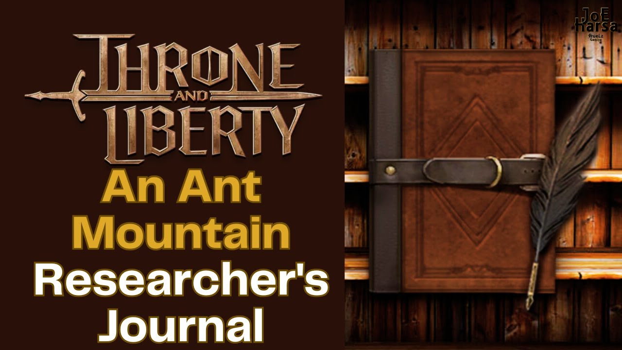 An Ant Mountain Researcher's Journal Throne and Liberty Codex