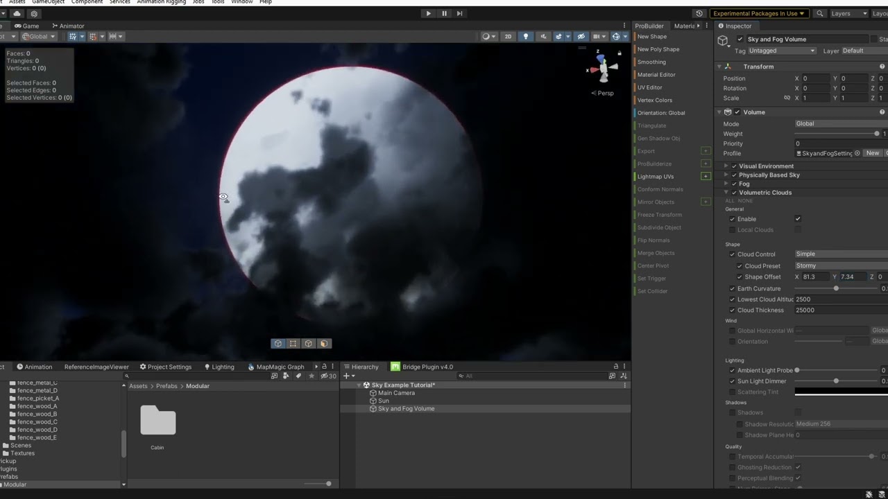 Unity HDRP Physically Based Sky Tutorial