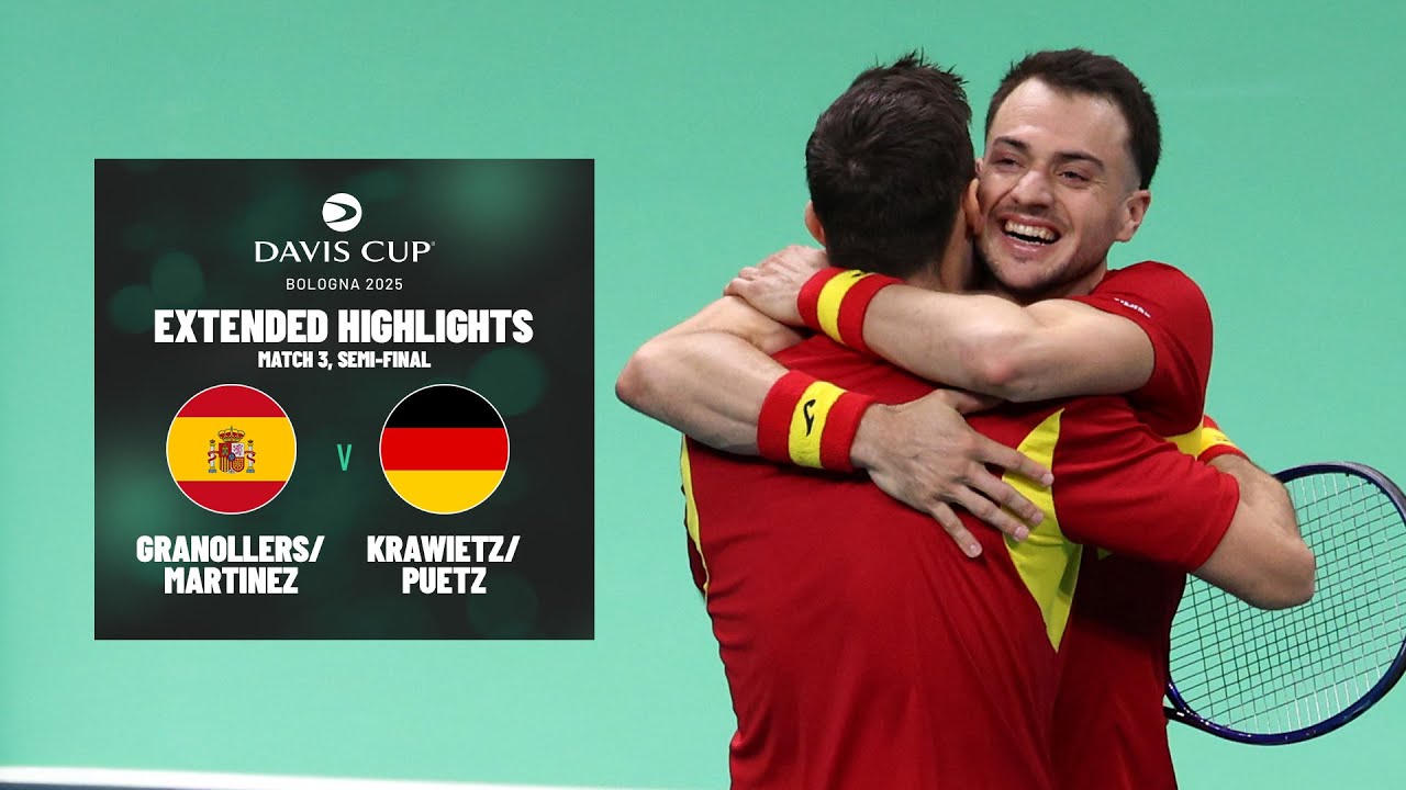 Thriller to reach Davis Cup Final 😍 | Spain v Germany | Extended Highlights | 2025 Davis Cup Final 8