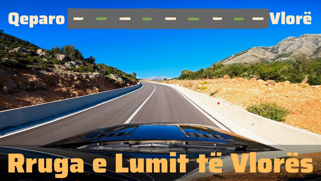 Rruga e Re Qeparo - Vlorë 2022 | Rruga e Lumit të Vlorës - 🇦🇱 Albania 