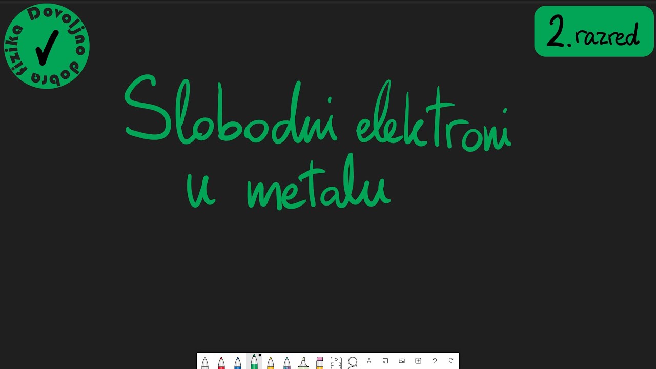 Slobodni elektroni u metalu