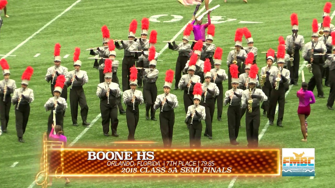 2018 FMBC Florida State Marching Band Championships 5A Semi Finals
