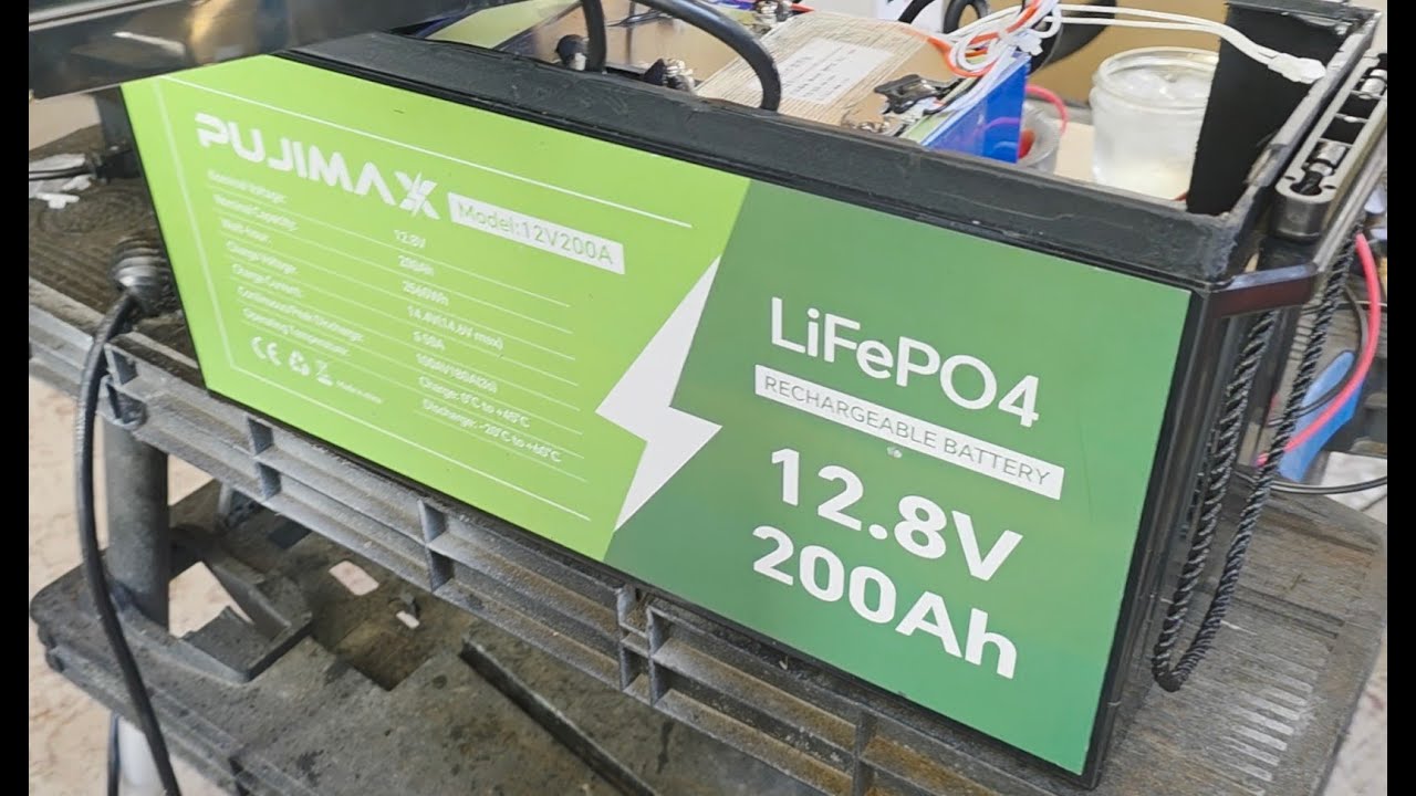 12.8v 200ah PUJIMAX Lifepo4 From TEMU Teardown Under $200 Cheap