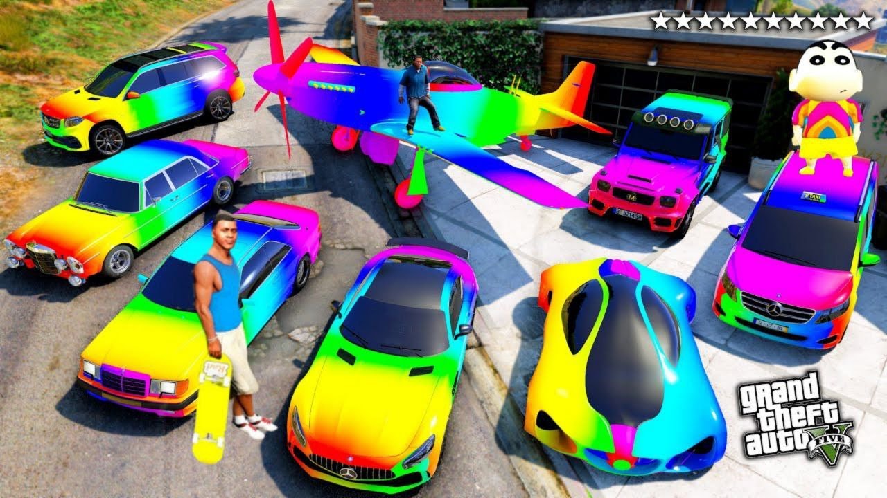 FRANKLIN TOUCH ANYTHING BECOME GOLD || EVERYTHING IS FREE IN GTA 5