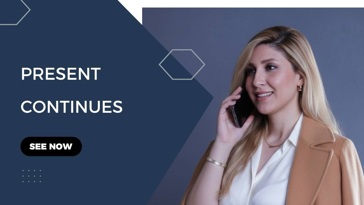 Present continues grammar made easy / talk about what's happening now