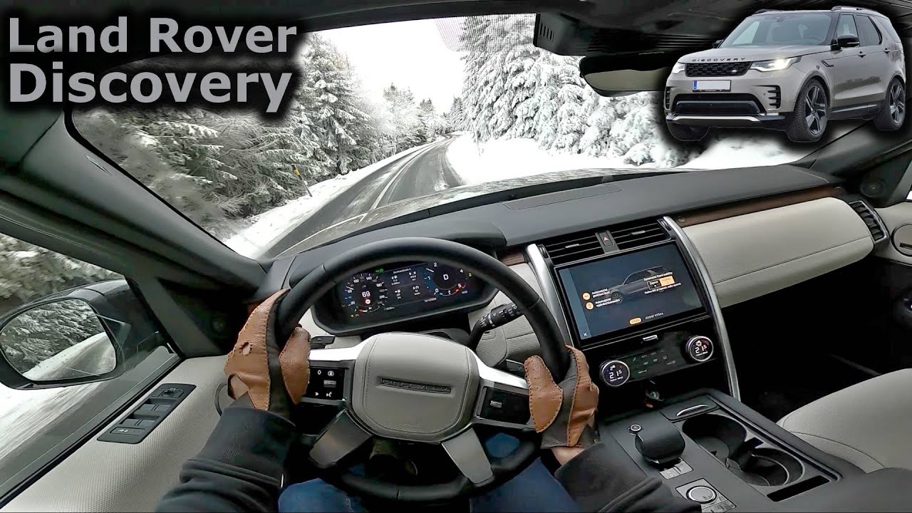2024 Land Rover Discovery D250 | facelift | POV driving on snowy roads