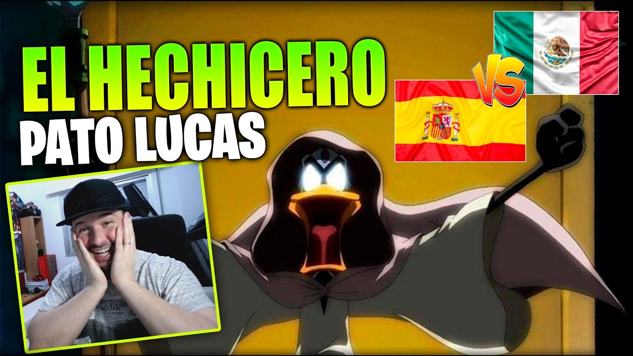 🇪🇸ESPAÑOL REACCIONA a DOBLAJE LATINO  😲 Pato Lucas EL HECHICERO 🔥 LATINO vs ESPAÑOL 🔥