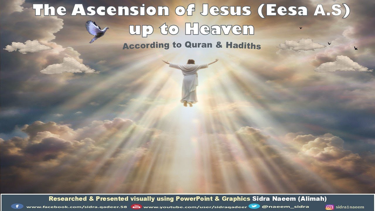 The Ascension of Jesus (Eesa A.S) up to Heaven according to Quran & Hadiths with Quiz, Morals +Q & A