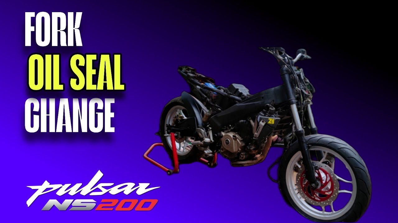 Fork Oil Seal Change in NS 200 (Part 1)