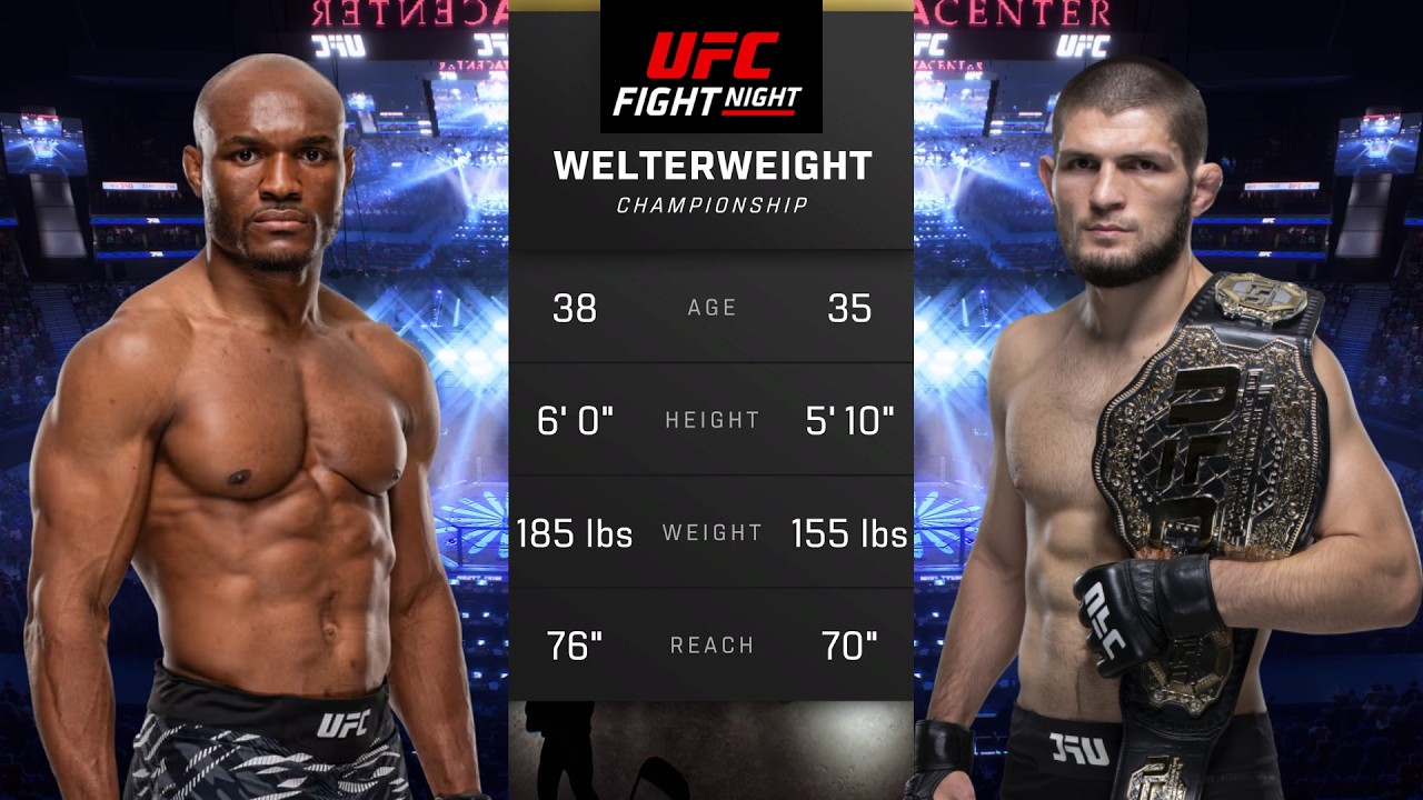 Kamaru Usman vs Khabib Nurmagomedov Full Fight - UFC 5 Fight Night