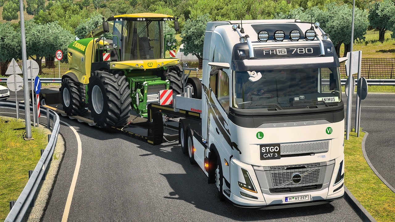 Heavy Haulage Through Twisty Mountain Roads of Greece | #ets2 1.57
