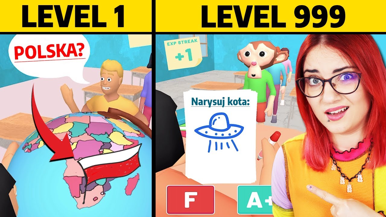 Zostałam NAUCZYCIELKĄ GŁUPICH DZIECI 👩‍🏫 Symulator Szkoły